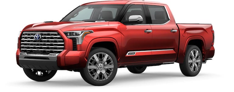 2022 Toyota Tundra Capstone in Supersonic Red | Lithia Toyota of Odessa in Odessa TX