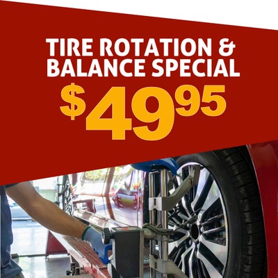 Tire Rotation & Balance Special