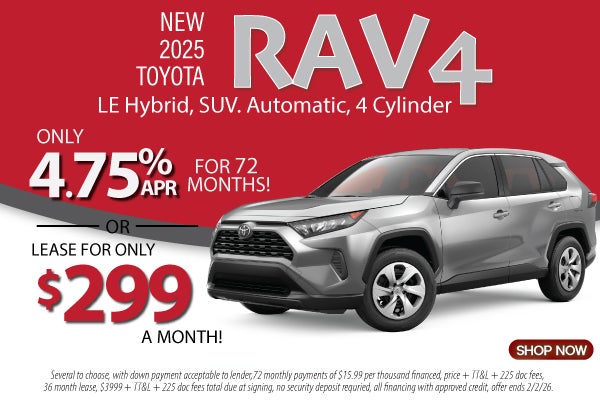 New 2025 Toyota RAV4