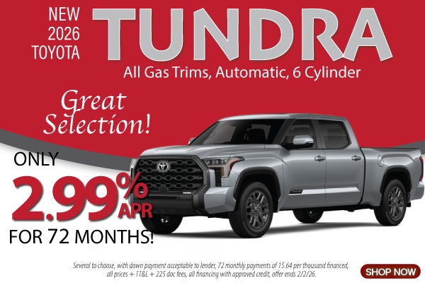 New 2026 Toyota Tundra
